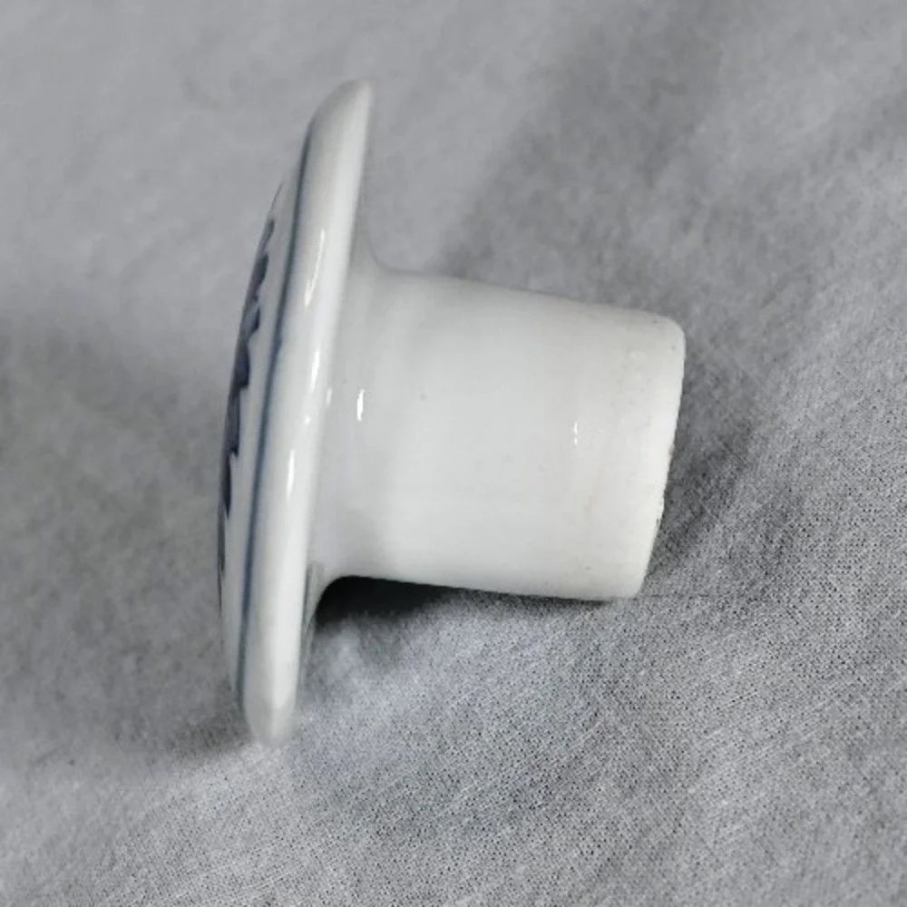 Small Ceramic Soy Sauce Vinegar Seasoning Jar Dispenser Bottle 4-3/4